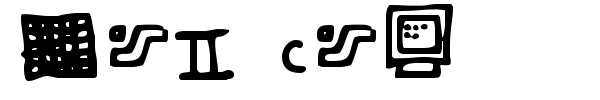 Dot Com font preview